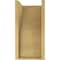 Ekena Millwork 9"W x 9"D x 18"H Wide Greensboro Rough Cedar Woodgrain TimberThane Corbel, Primed Tan CORUR09X09X18GRNRCPR - alternate 4